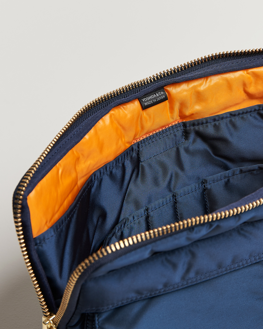 Herr | Porter-Yoshida & Co. Tanker Document Case Iron Blue | Porter-Yoshida & Co. | Tanker Document Case Iron Blue
