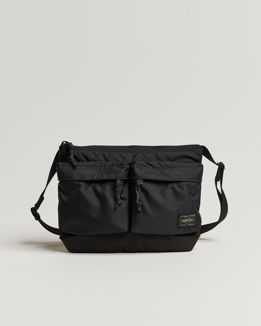 Herr | Väskor | Porter-Yoshida & Co. | Force Small Shoulder Bag Black