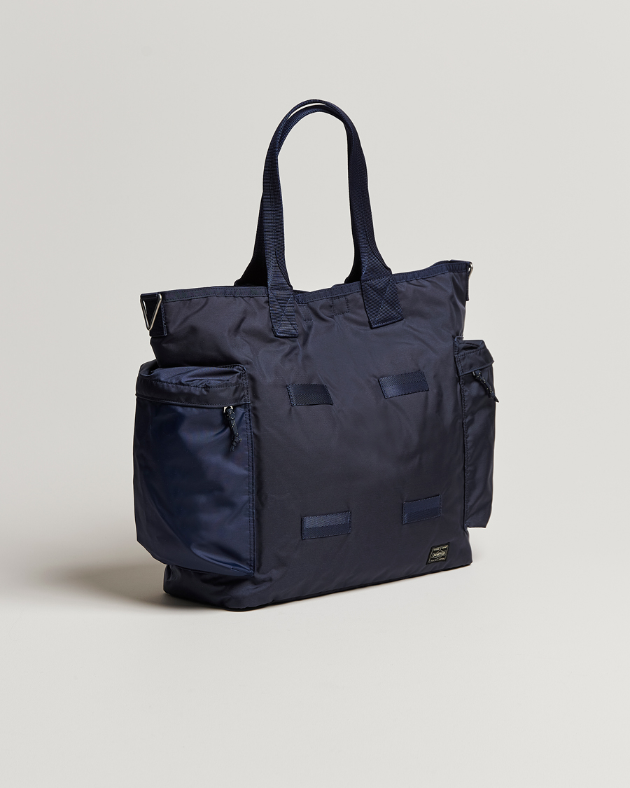 Herr | Väskor | Porter-Yoshida & Co. | Force 2Way Tote Bag Navy Blue