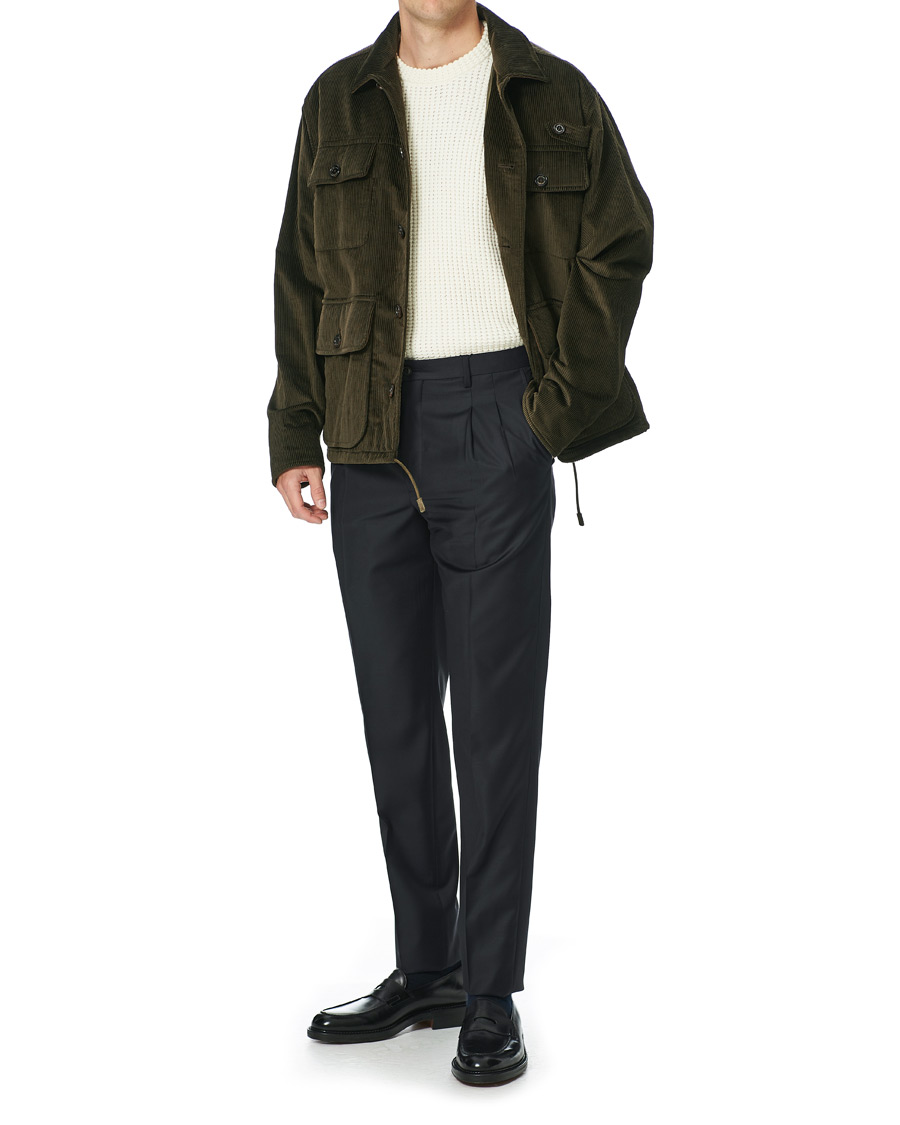 Herr | Jackor | Ralph Lauren Purple Label | Seymour Wale Corduroy Jacket Dark Green