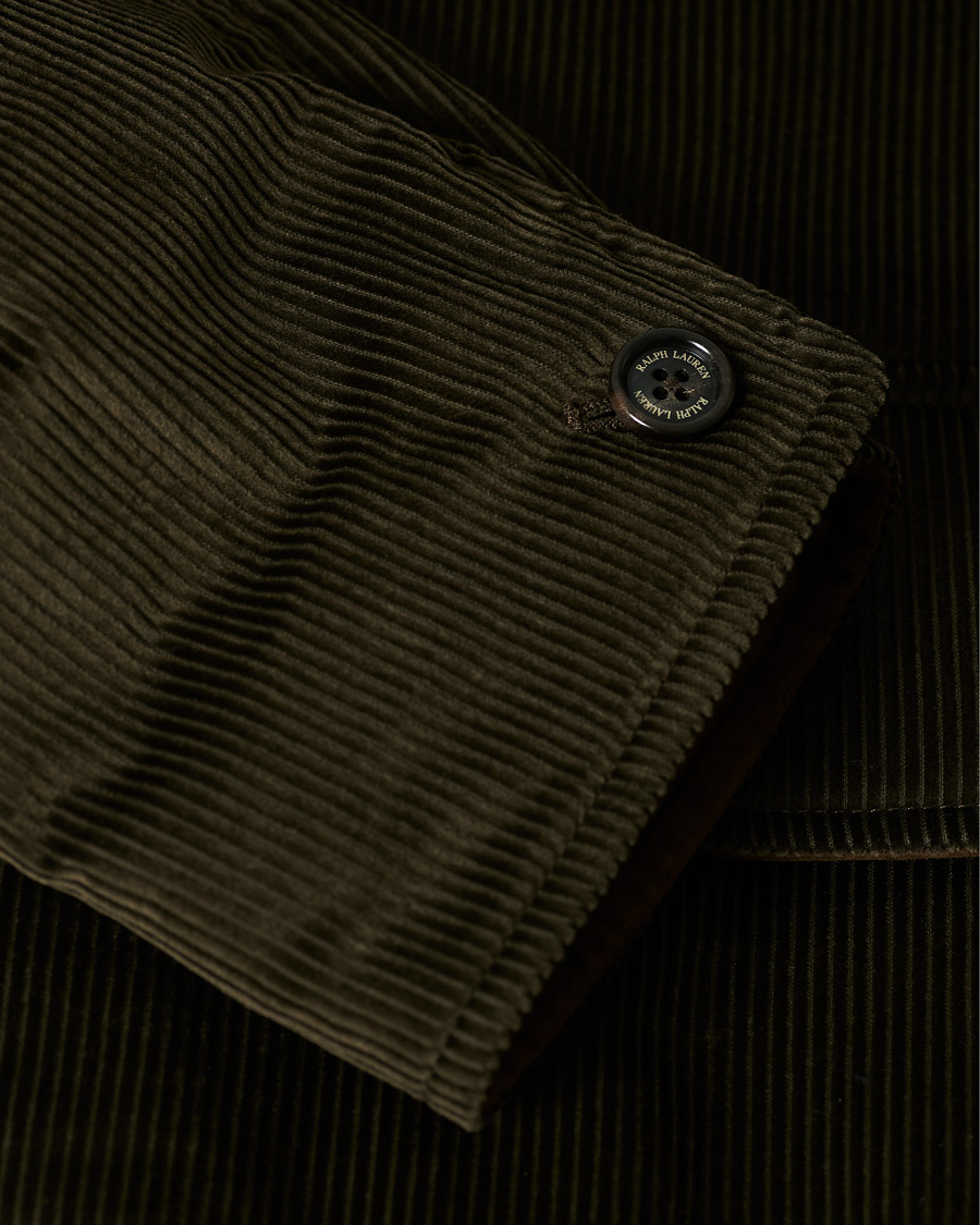 Herr | Jackor | Ralph Lauren Purple Label | Seymour Wale Corduroy Jacket Dark Green