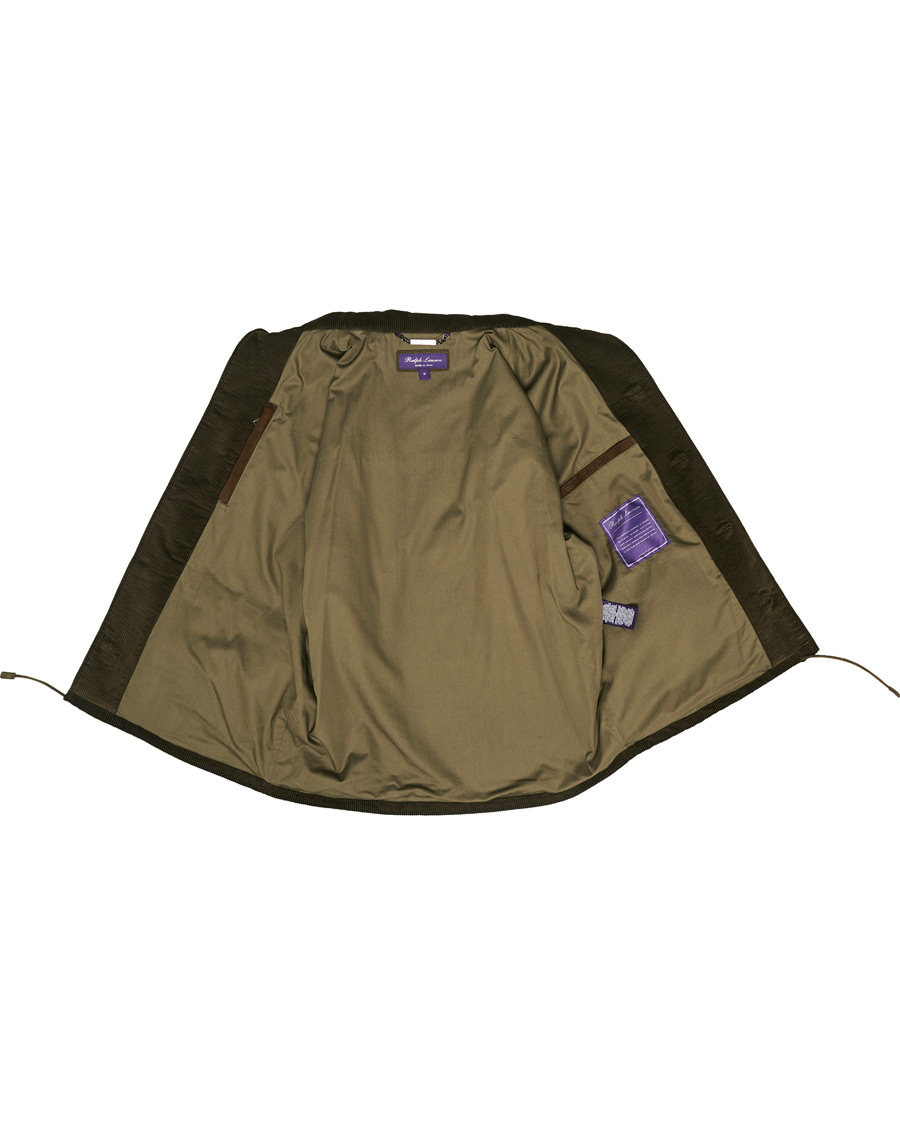 Herr | Jackor | Ralph Lauren Purple Label | Seymour Wale Corduroy Jacket Dark Green