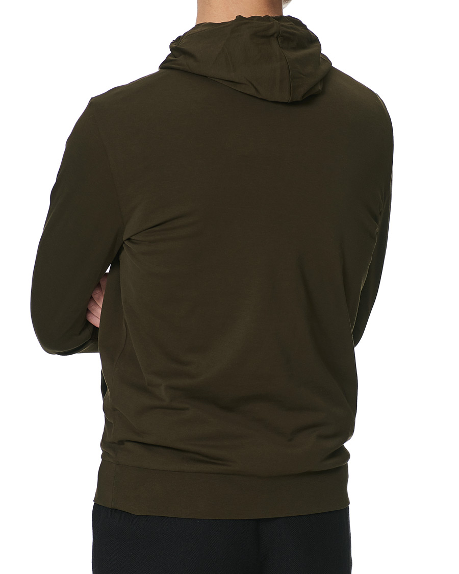 Herr | Tröjor | Ralph Lauren Purple Label | Luxury Lisle Hoodie Inverness Loden