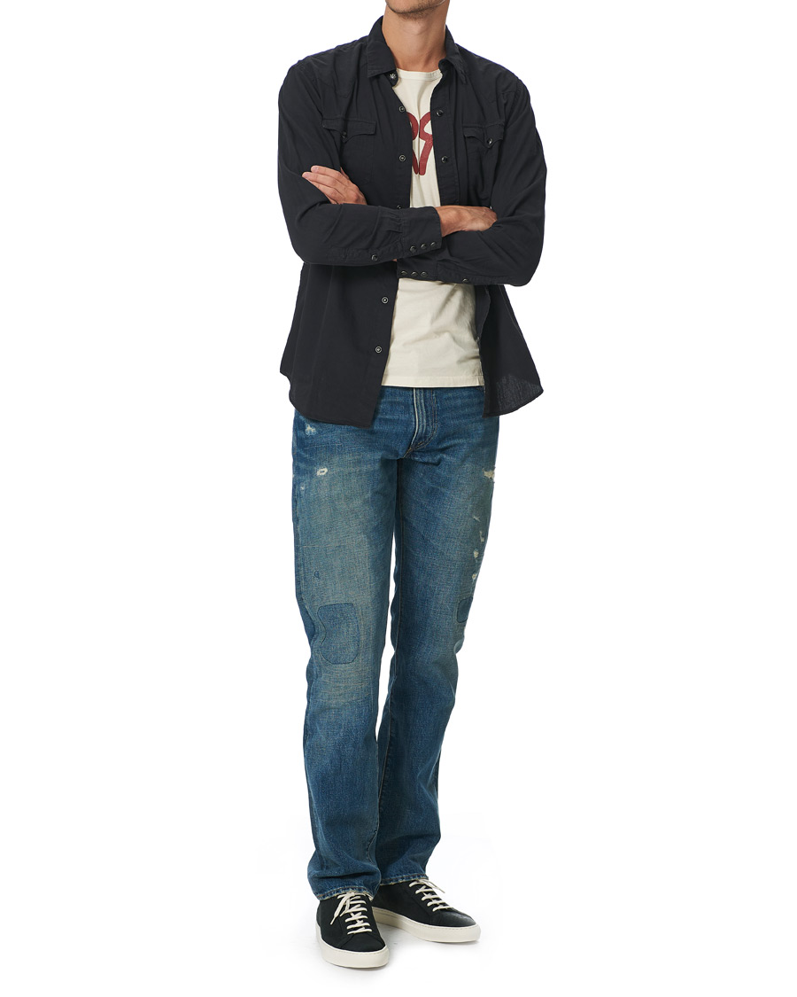 Herr | Skjortor | RRL | Buffalo Western Shirt Polo Black