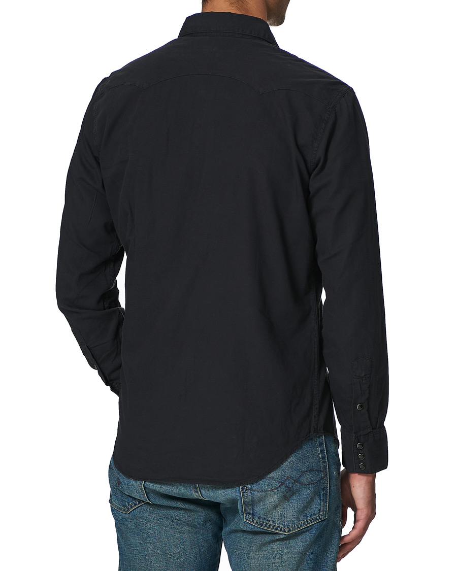 Herr | Skjortor | RRL | Buffalo Western Shirt Polo Black