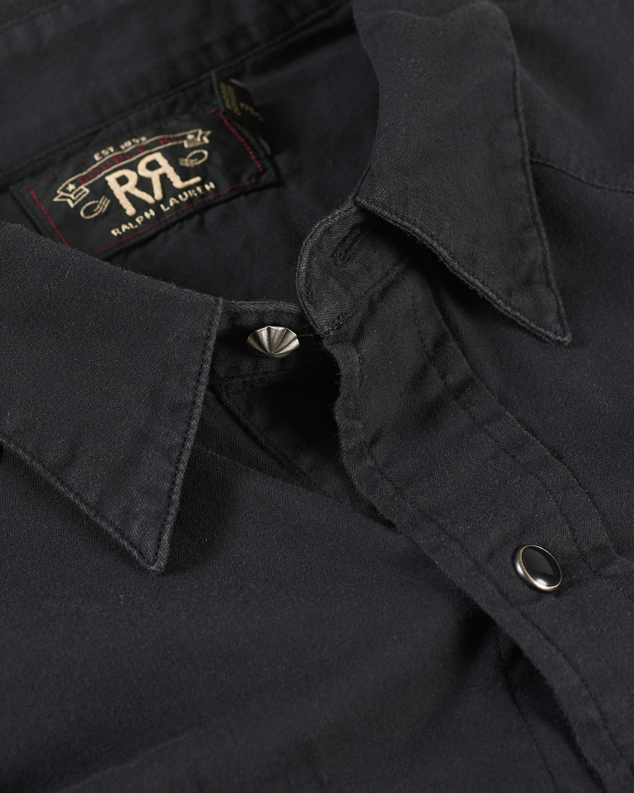 Herr | Skjortor | RRL | Buffalo Western Shirt Polo Black