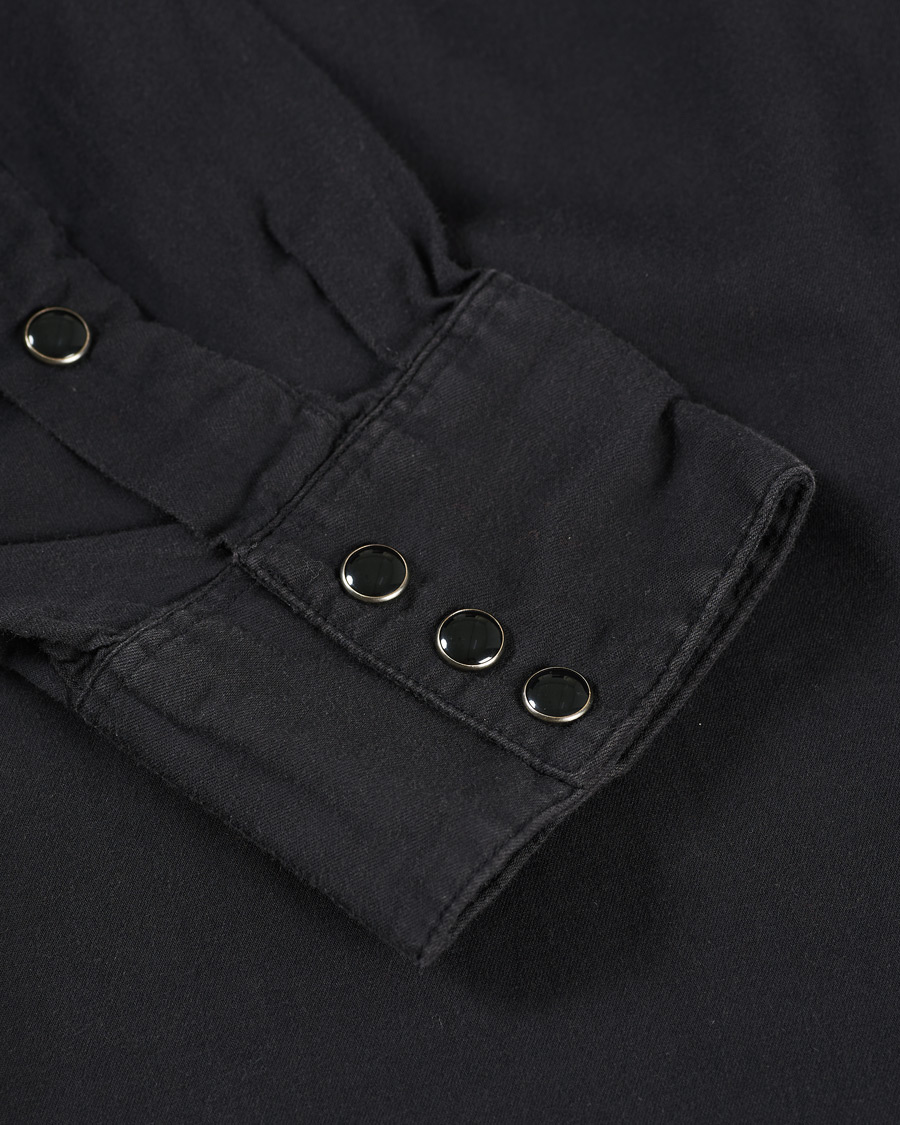 Herr | Skjortor | RRL | Buffalo Western Shirt Polo Black