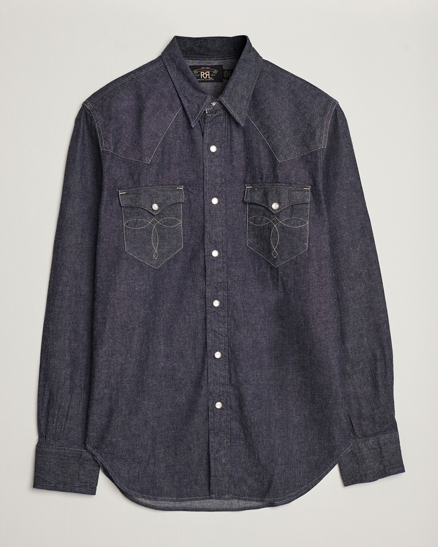 Herr | Skjortor | RRL | Buffalo Western Shirt Rinse