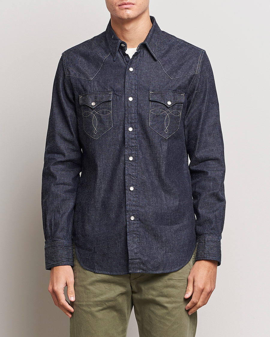Herr | Skjortor | RRL | Buffalo Western Shirt Rinse