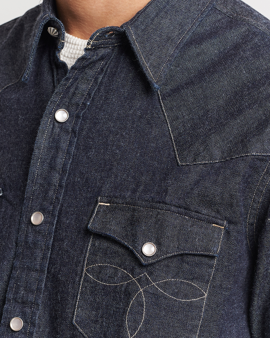 Herr | Skjortor | RRL | Buffalo Western Shirt Rinse