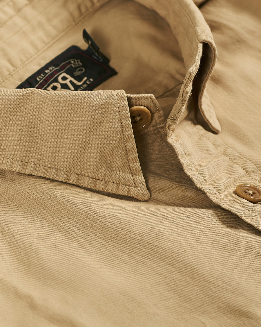 Herr | Skjortor | RRL | New Military Pocket Shirt Classic Khaki