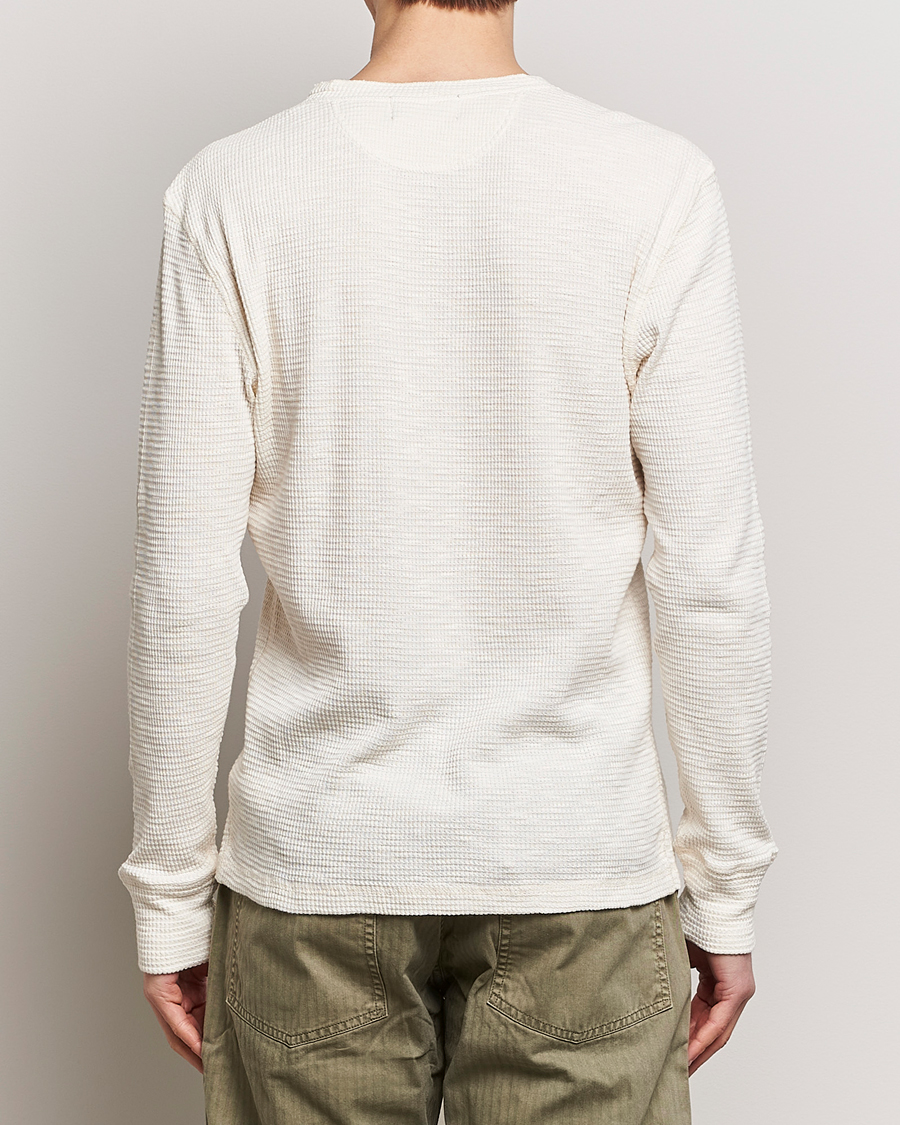 Herr | Tröjor | RRL | Long Sleeve Henley Paper White