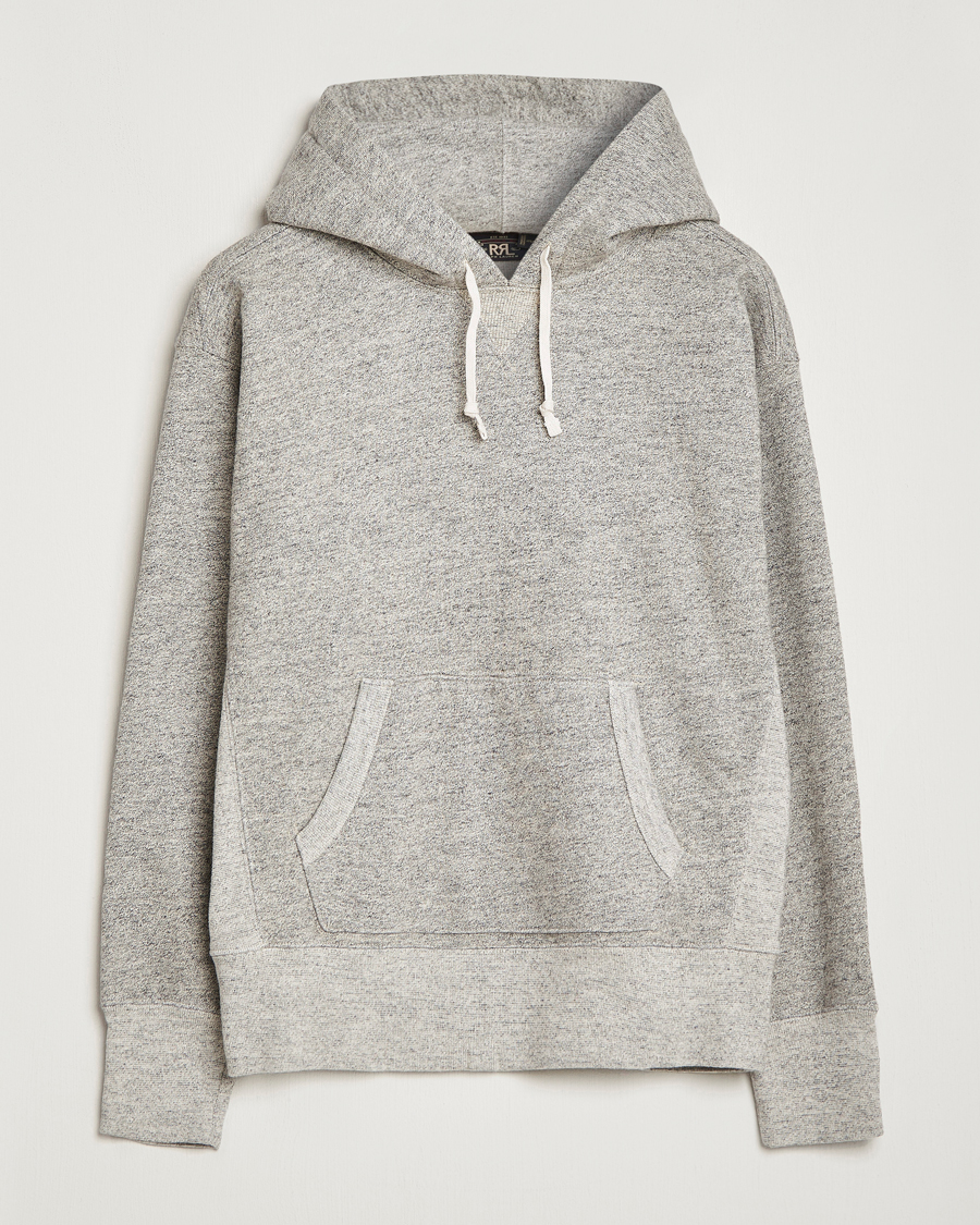 Herr | Tröjor | RRL | Hooded Pullover Athletic Grey Heather