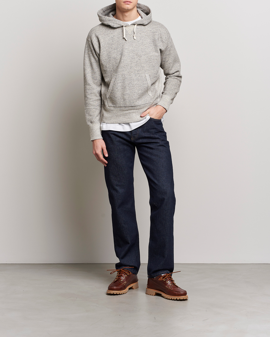 Herr | Tröjor | RRL | Hooded Pullover Athletic Grey Heather