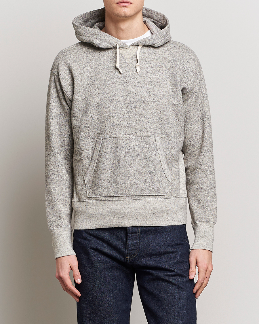 Herr | Tröjor | RRL | Hooded Pullover Athletic Grey Heather