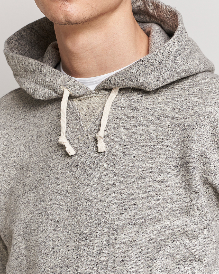Herr | Tröjor | RRL | Hooded Pullover Athletic Grey Heather