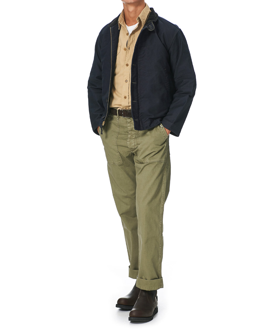 Herr | Jackor | RRL | Bower Deck Jacket Dark Navy