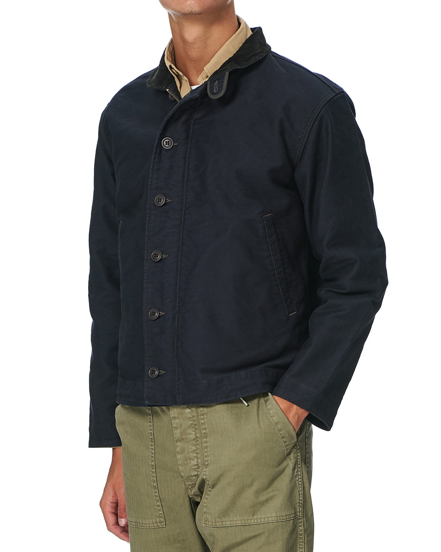 Herr | Jackor | RRL | Bower Deck Jacket Dark Navy