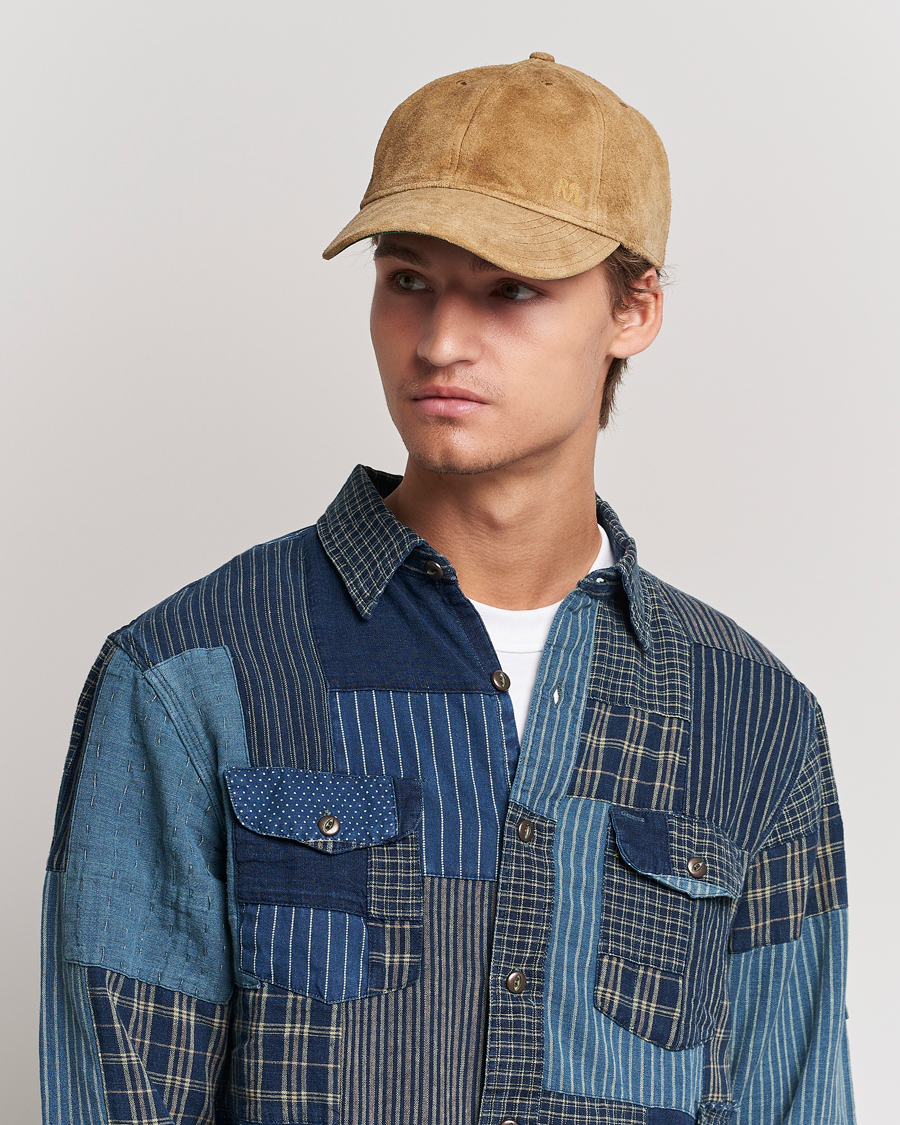 Herr | RRL Rough Out Baseball Cap Brown | RRL | Rough Out Baseball Cap Brown