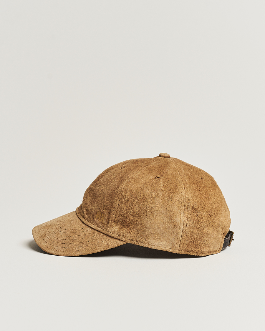 Herr | RRL Rough Out Baseball Cap Brown | RRL | Rough Out Baseball Cap Brown