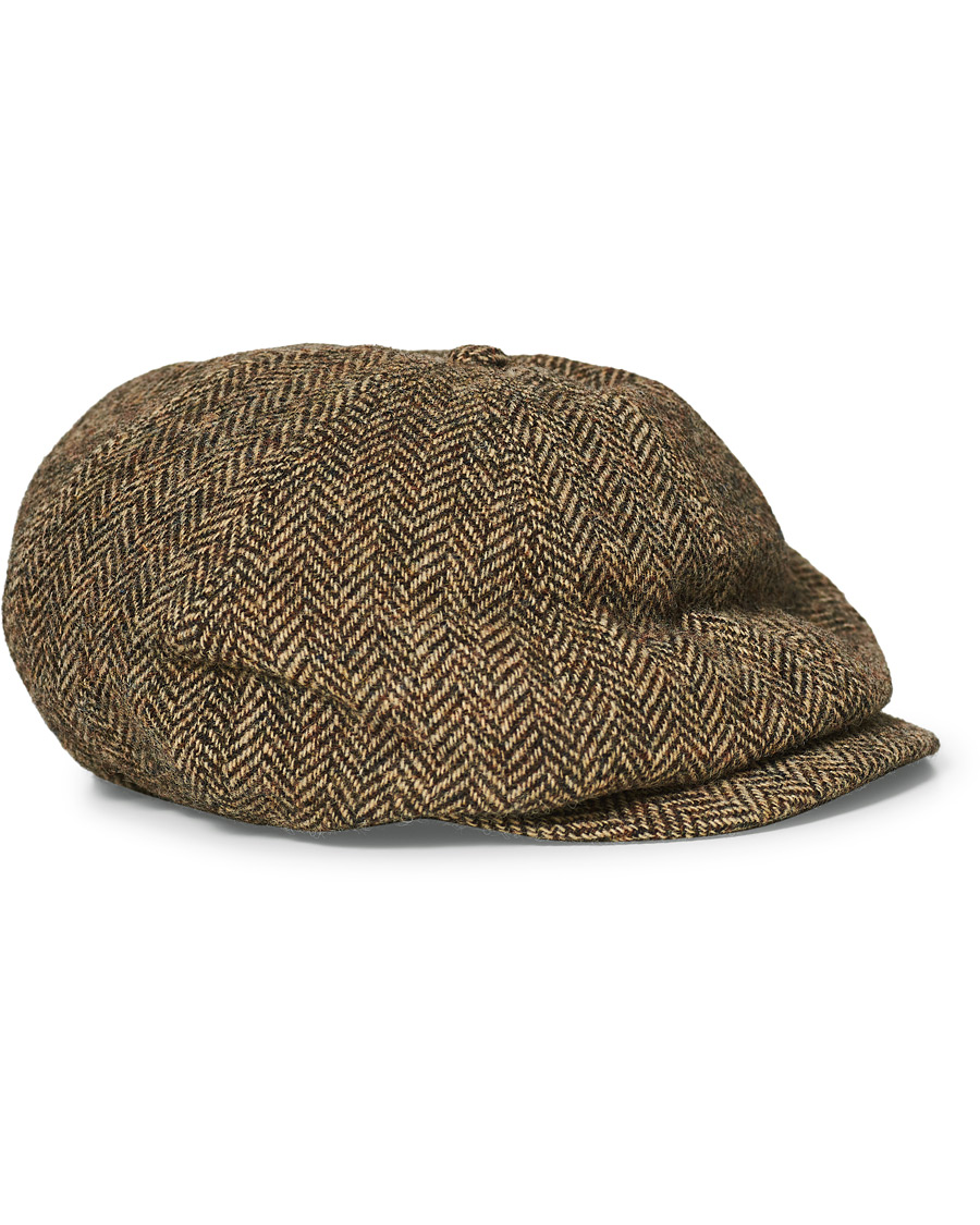 Herr | RRL Newsboy Cap Black/Tan | RRL | Newsboy Cap Black/Tan