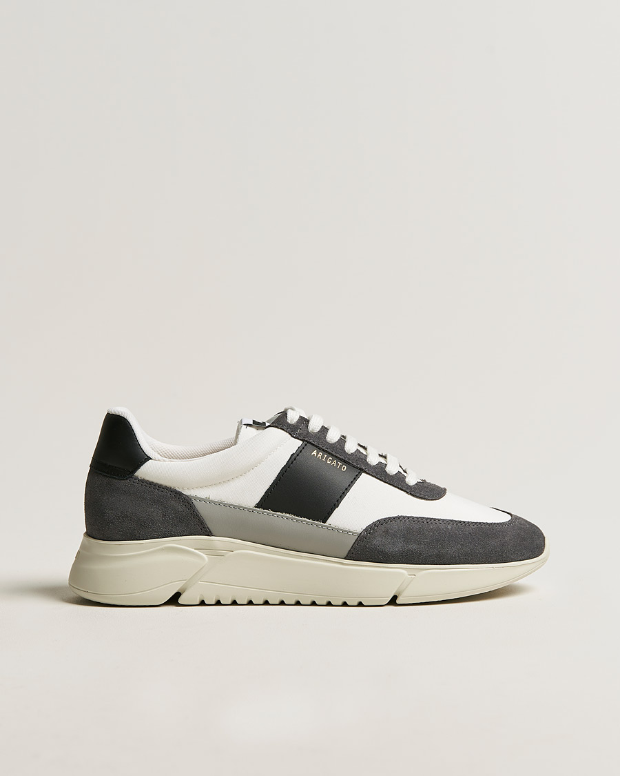 Herr | Axel Arigato Genesis Vintage Runner Sneaker White/Grey Suede | Axel Arigato | Genesis Vintage Runner Sneaker White/Grey Suede