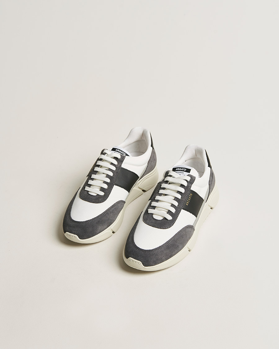 Herr | Mockaskor | Axel Arigato | Genesis Vintage Runner Sneaker White/Grey Suede