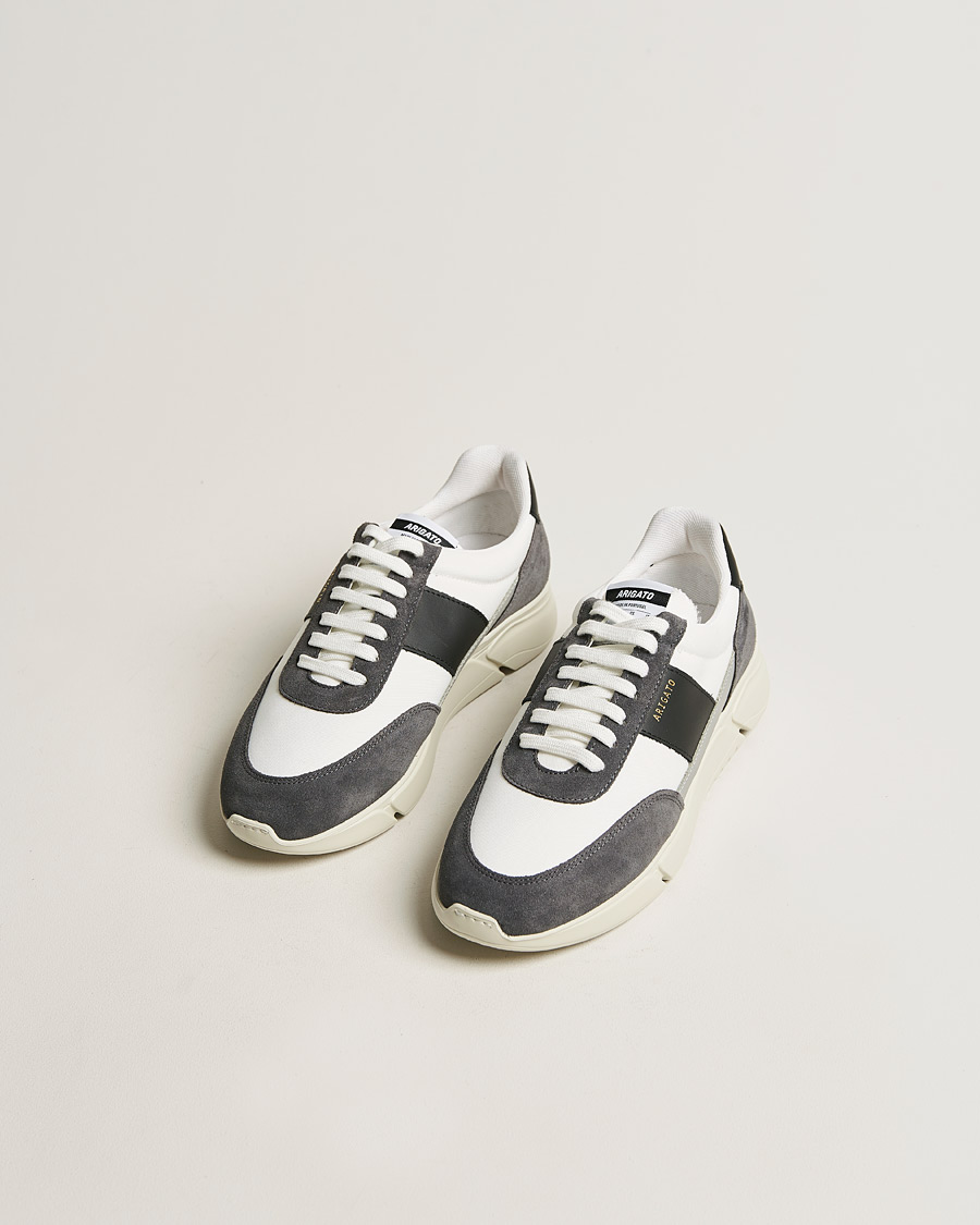 Herr | Axel Arigato Genesis Vintage Runner Sneaker White/Grey Suede | Axel Arigato | Genesis Vintage Runner Sneaker White/Grey Suede