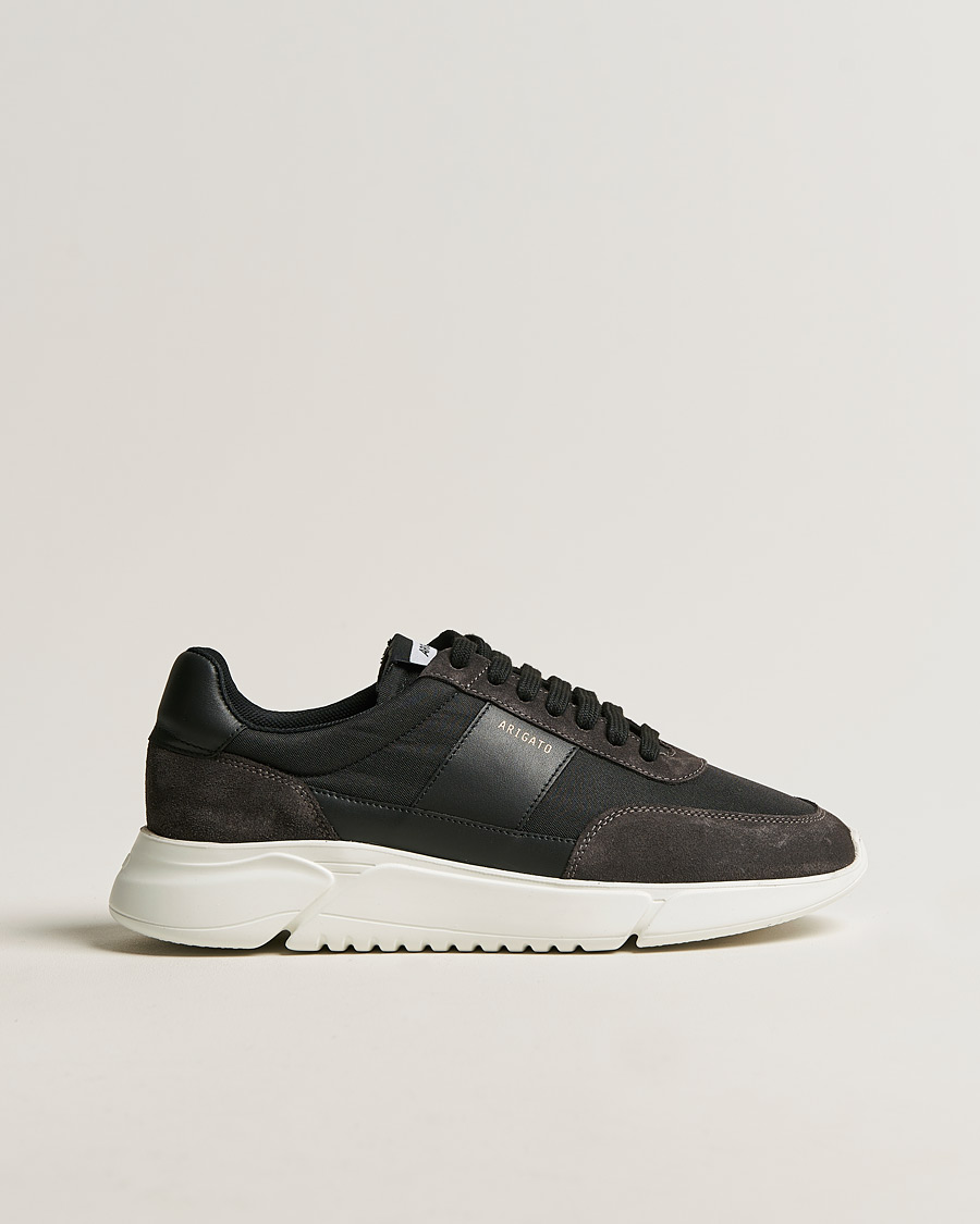 Herr | Axel Arigato Genesis Vintage Runner Sneaker Black/Grey Suede | Axel Arigato | Genesis Vintage Runner Sneaker Black/Grey Suede