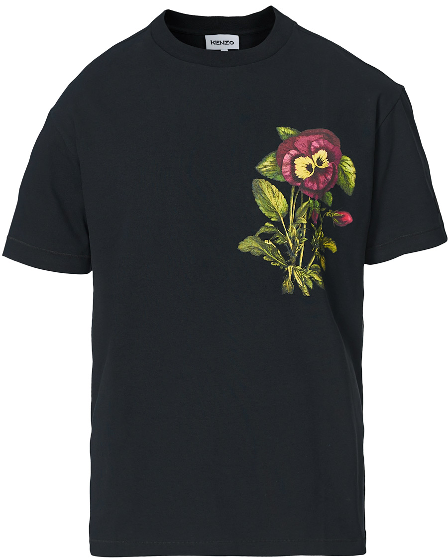 Herr | T-Shirts | KENZO | Flower Print T-Shirt Black