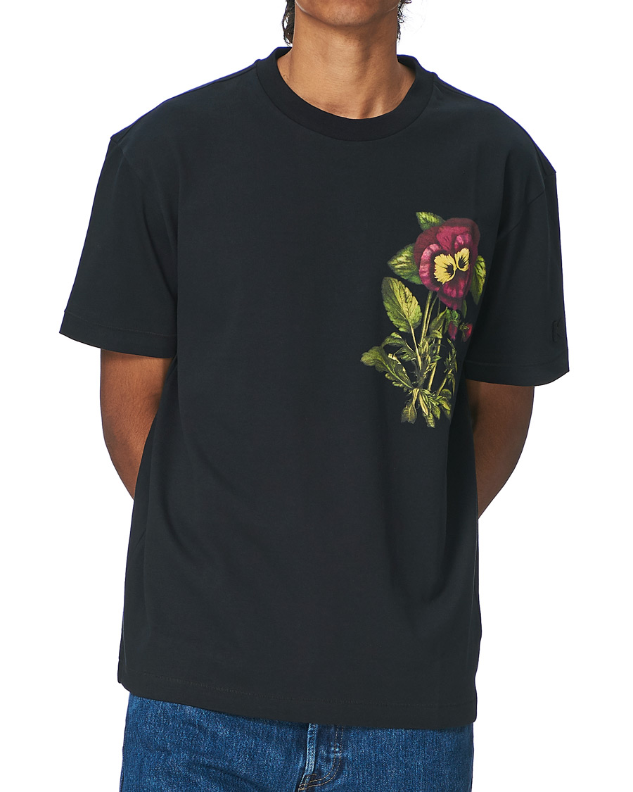 Herr | T-Shirts | KENZO | Flower Print T-Shirt Black