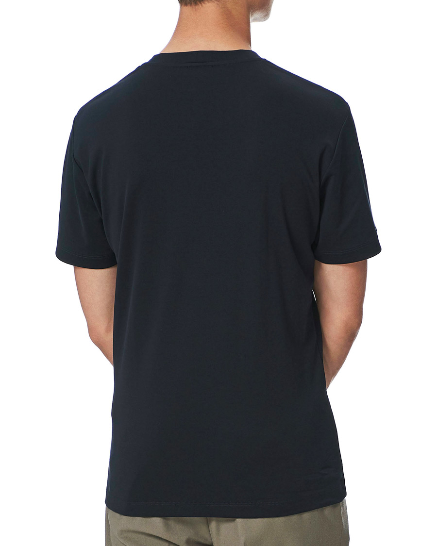 Herr | T-Shirts | Giorgio Armani | Signature Embroidery T-Shirt Navy