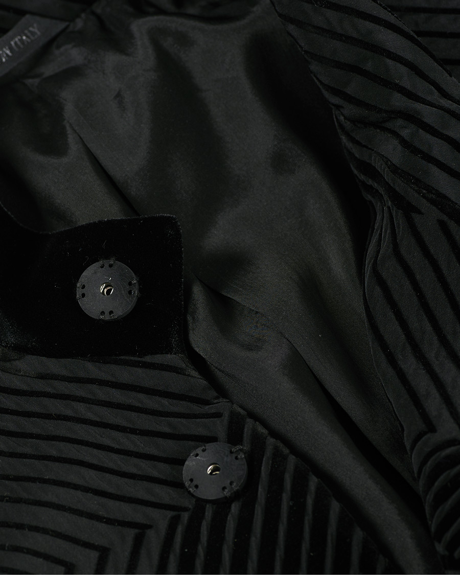 Herr | Kavajer | Giorgio Armani | Geometric Velvet Jacket Black