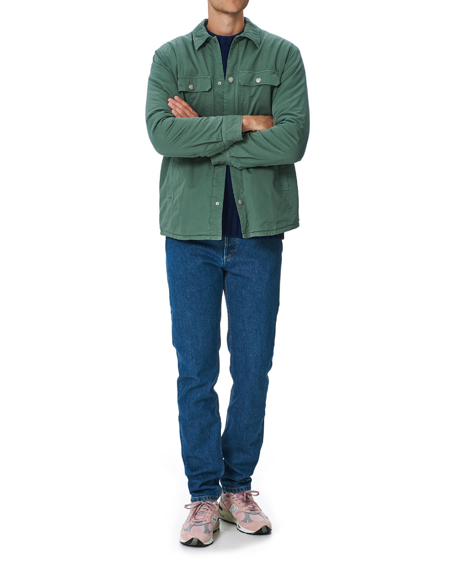 Herr | Jackor | A.P.C. | Chino Cotton Overshirt Military Khaki