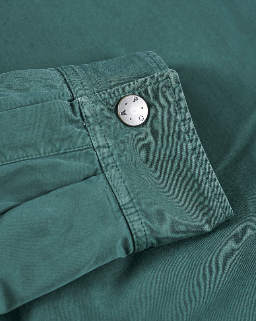 Herr | Jackor | A.P.C. | Chino Cotton Overshirt Military Khaki