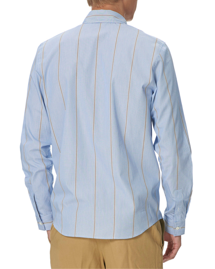 Herr | Skjortor | A.P.C. | Anthony Striped Shirt Light Blue