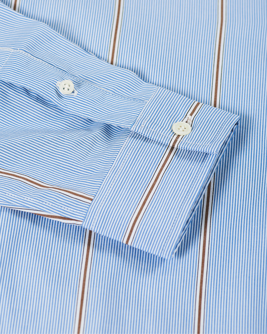 Herr | Skjortor | A.P.C. | Anthony Striped Shirt Light Blue
