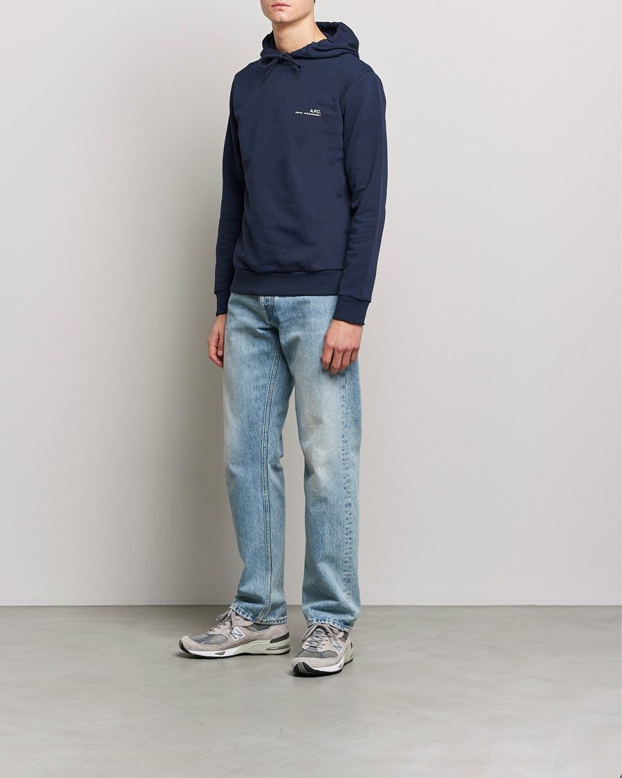 Herr | Tröjor | A.P.C. | Item Hoodie Navy