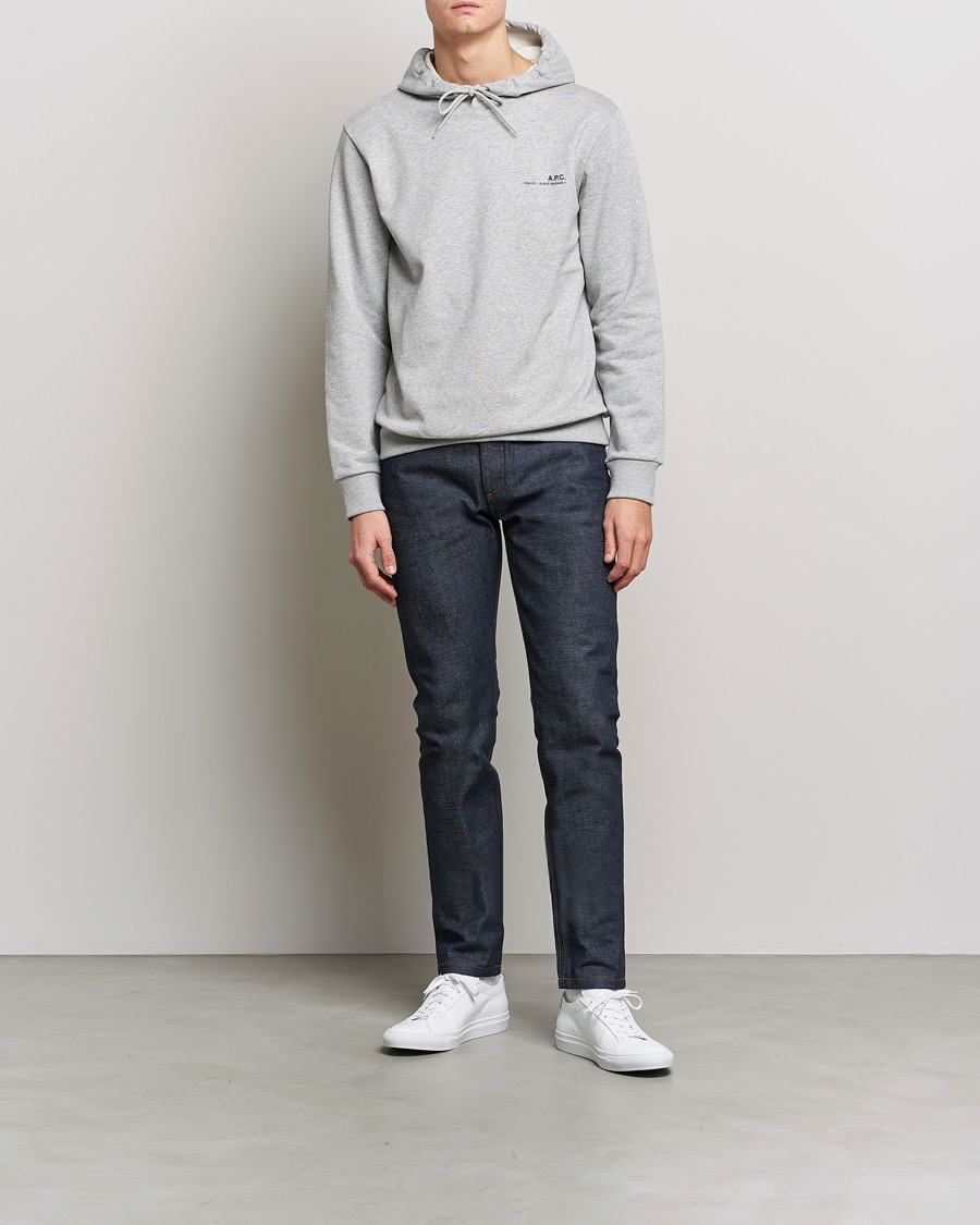 Herr | Tröjor | A.P.C. | Item Hoodie Heather Grey