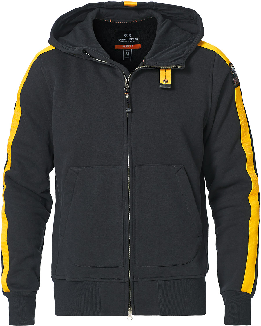 Herr | Tröjor | Parajumpers | Aldrin Full-Zip Hoodie Black