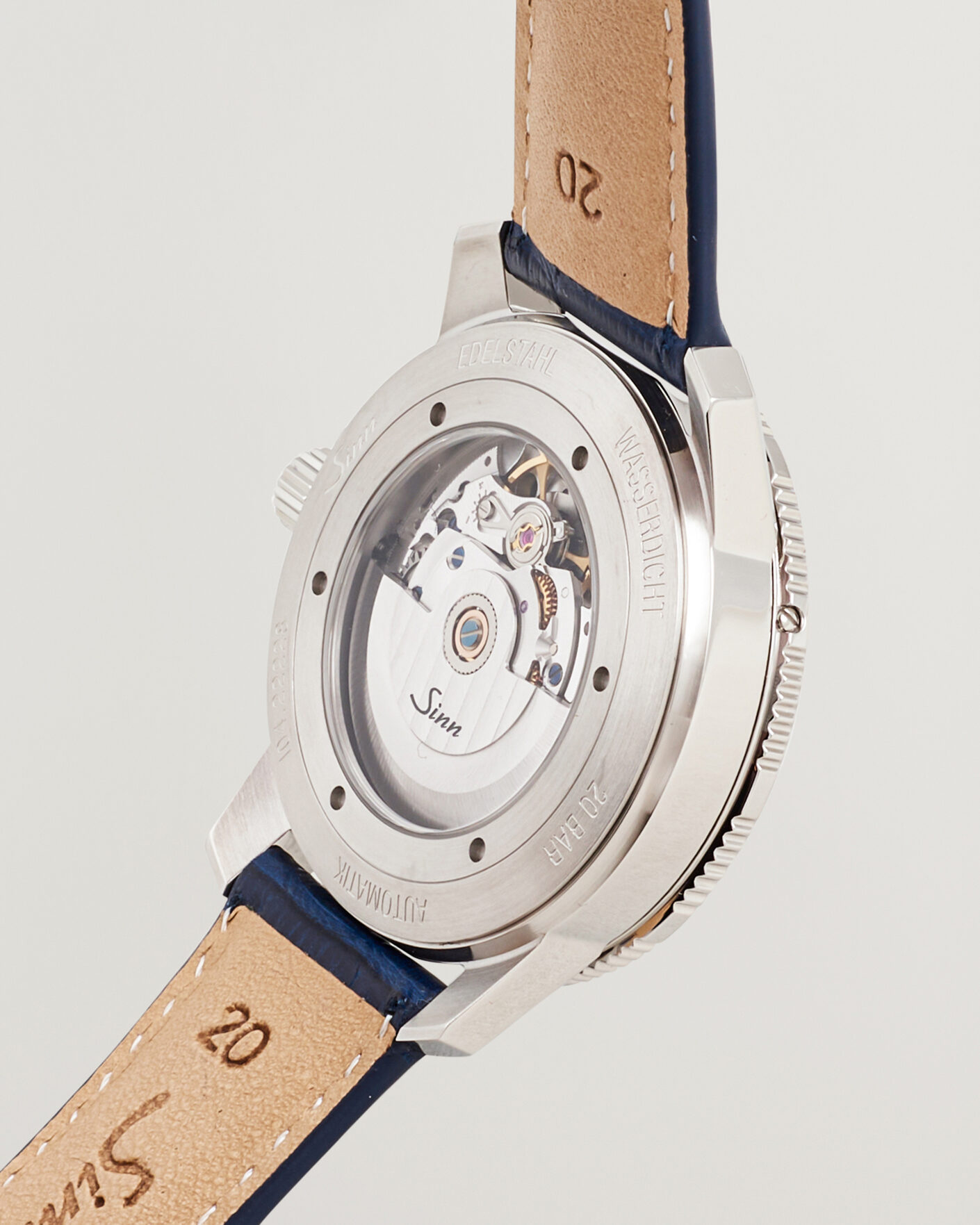 Herr | Sinn 104 I B Pilot Watch 41mm Leather Strap Dark Blue | Sinn | 104 I B Pilot Watch 41mm Leather Strap Dark Blue