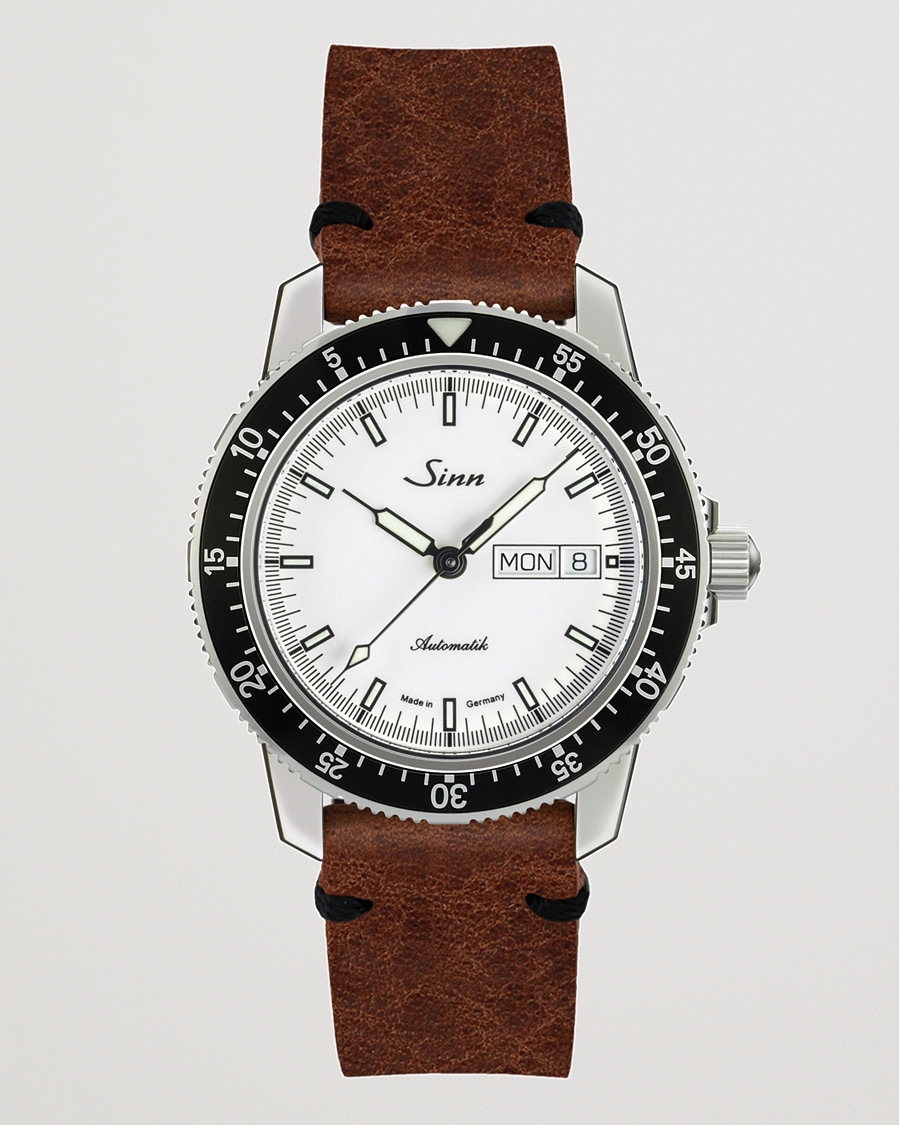 Herr |  | Sinn | 104 I W Pilot Watch 41mm Leather Strap White