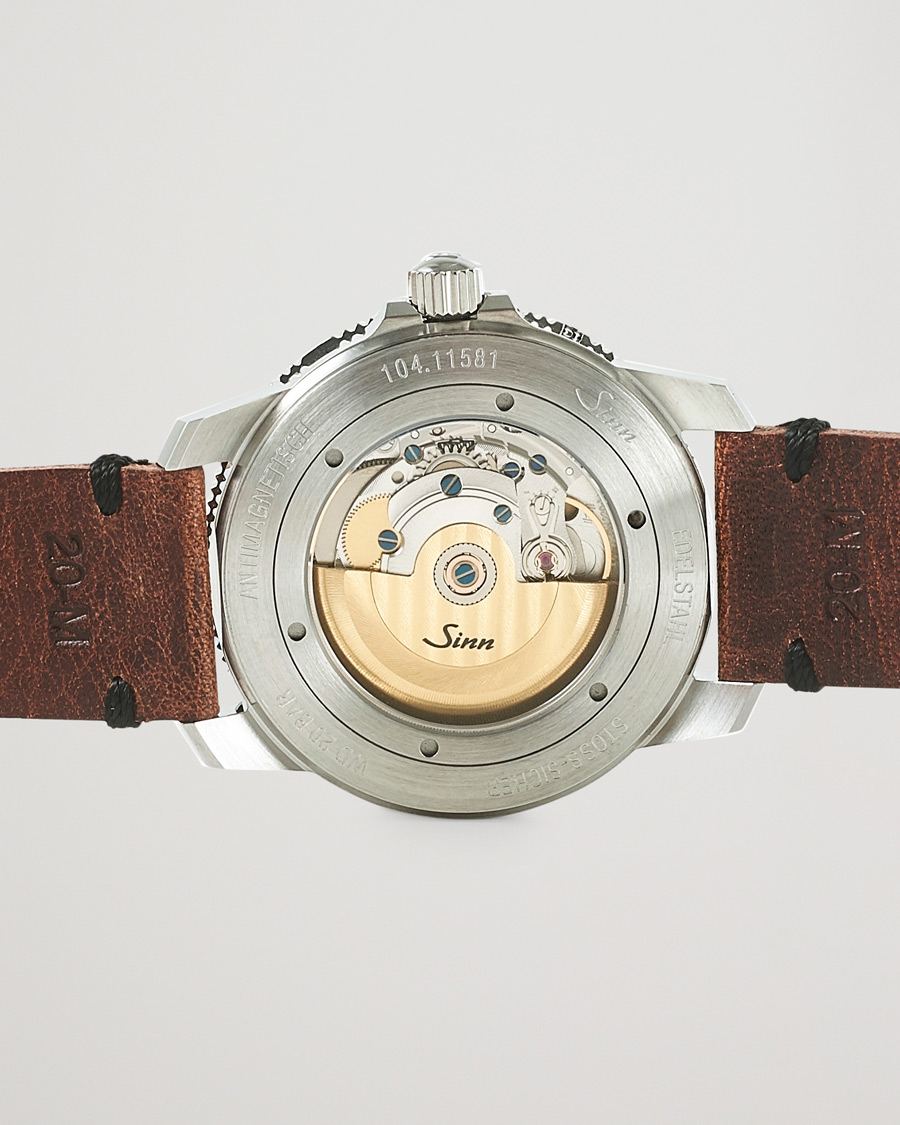 Herr | Sinn 104 I W Pilot Watch 41mm Leather Strap White | Sinn | 104 I W Pilot Watch 41mm Leather Strap White