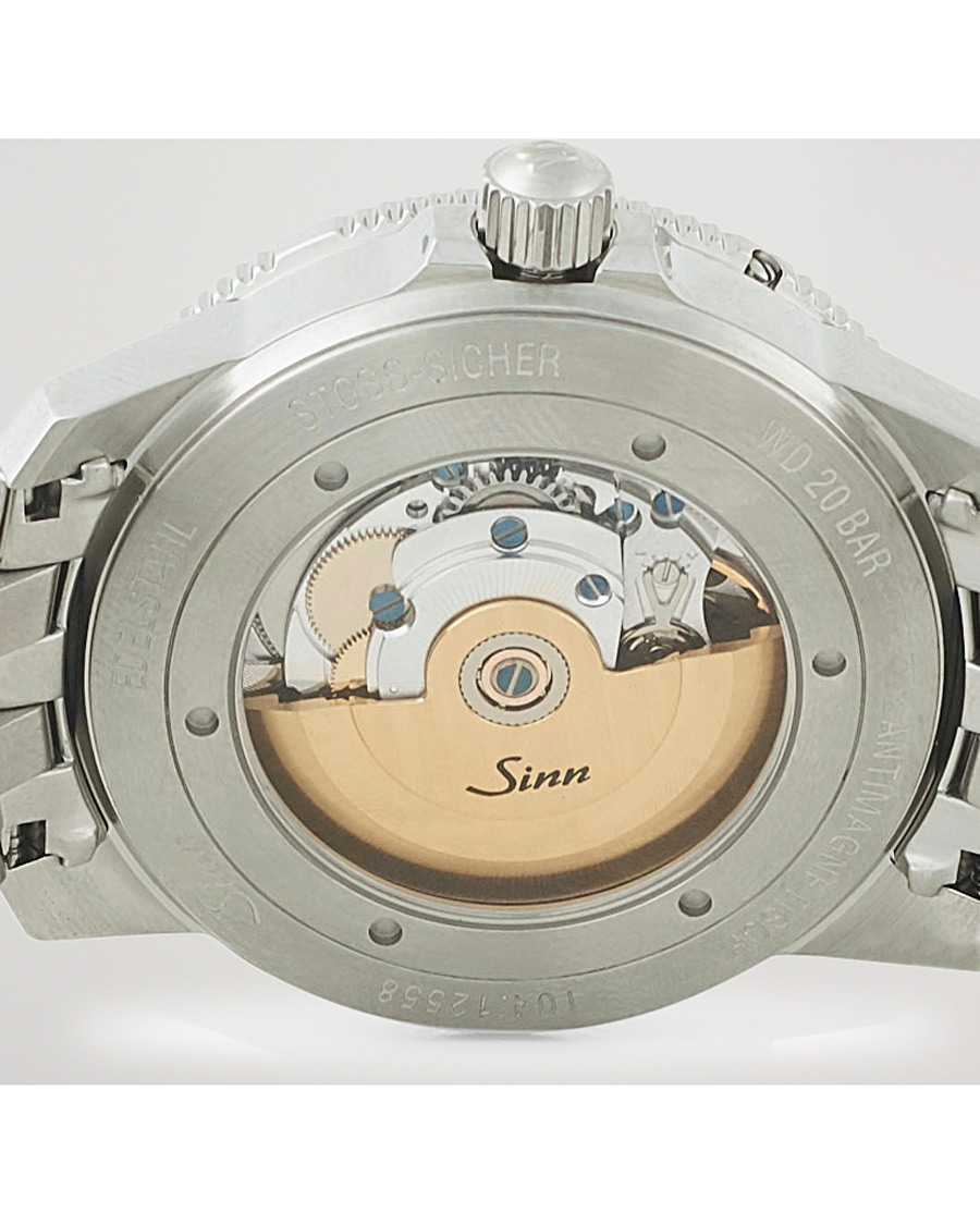 Herr | Sinn 104 A Pilot Watch 41mm Steel Link Black | Sinn | 104 A Pilot Watch 41mm Steel Link Black