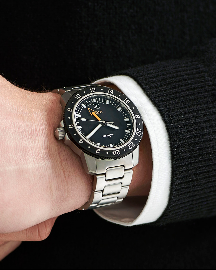 Herr | Sinn 105 UTC Sport Watch 41mm Black | Sinn | 105 UTC Sport Watch 41mm Black