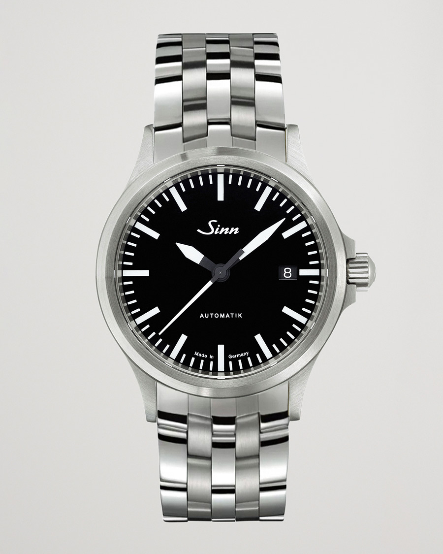 Herr | Sinn 556 Date Stainless Steel Watch 38,5mm Black | Sinn | 556 Date Stainless Steel Watch 38,5mm Black