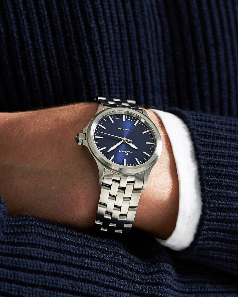 Herr | Sinn 556 Stainless Steel Watch 38,5mm Blue | Sinn | 556 Stainless Steel Watch 38,5mm Blue