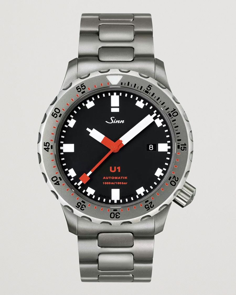 Herr | Sinn U1 Diving Watch 44mm Black | Sinn | U1 Diving Watch 44mm Black