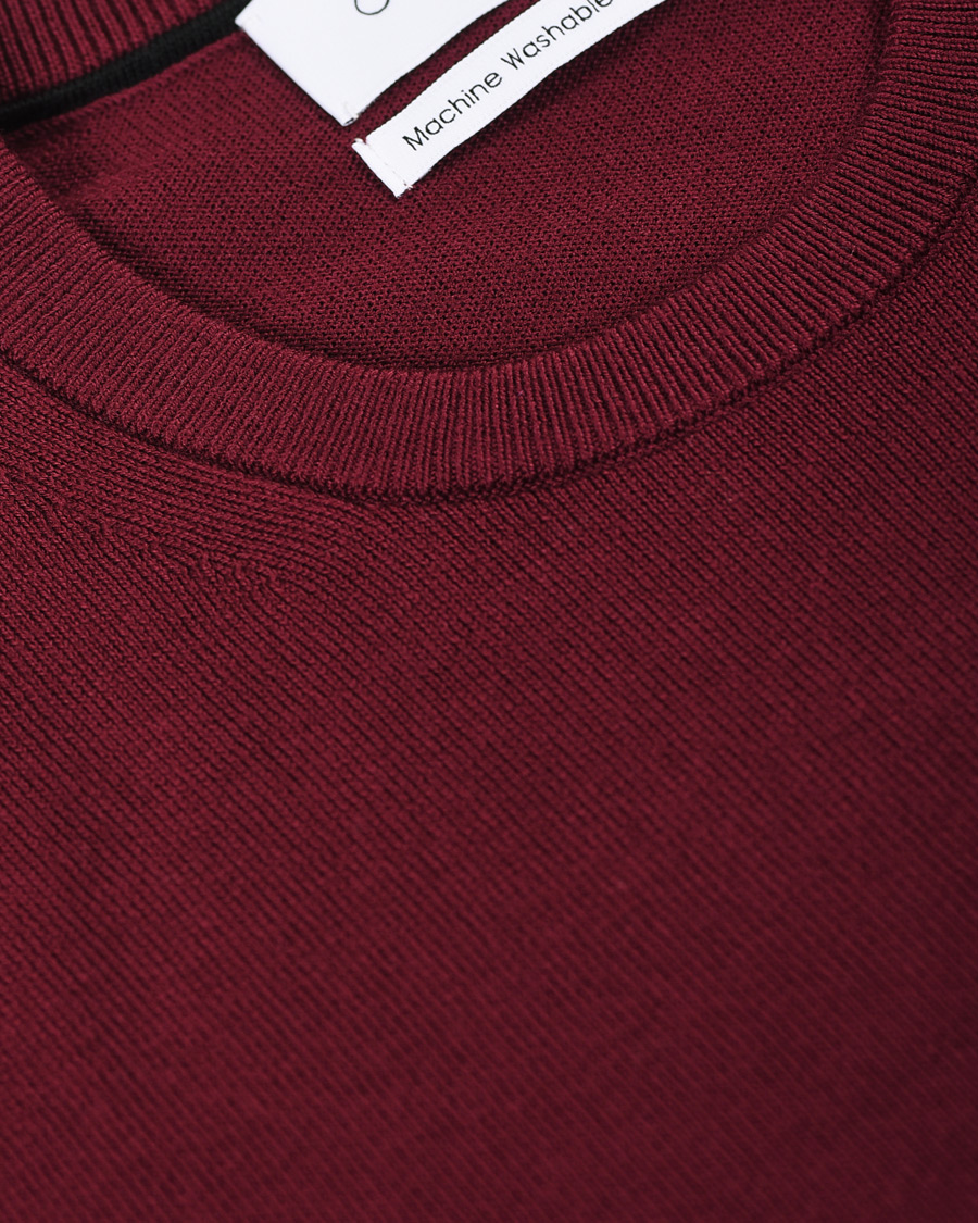 Herr | Tröjor | Calvin Klein | Superior Wool Crew Neck Sweater Tawny Port