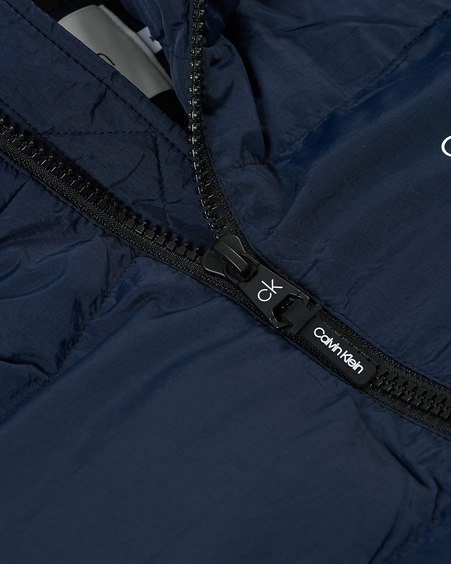 Herr | Jackor | Calvin Klein | Crinkle Nylon Puffer Jacket Navy